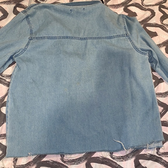 Custom denim button down - Picture 4 of 4